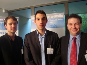 Nordahl Ballingall et Jérôme Paille de Google, Patrick Rein président d’Activis
