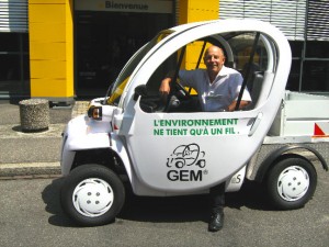 Claude Stotz au volant d’une Matra GEM