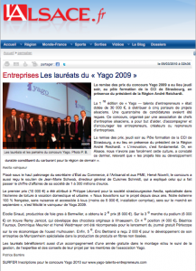le journal économique mulhousien - le périscope : article de presse l'alsace