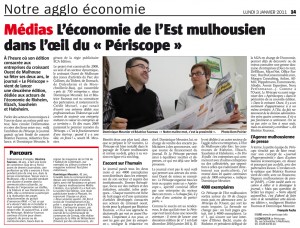le journal économique mulhousien - le périscope : article de presse l'alsace